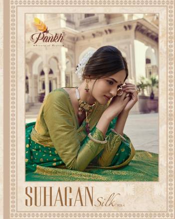 Suhagan Silk Vol 1 By Pankh Designer Wedding Saree Collection